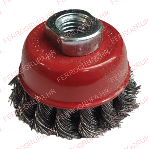 Braided Steel Wire Pot Brush<br>65mm<br>#5157