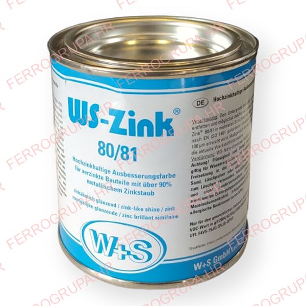 Direct paint for zinc<br>WS-ZINK 80/81<br>250ML, Pcs<br>#5179